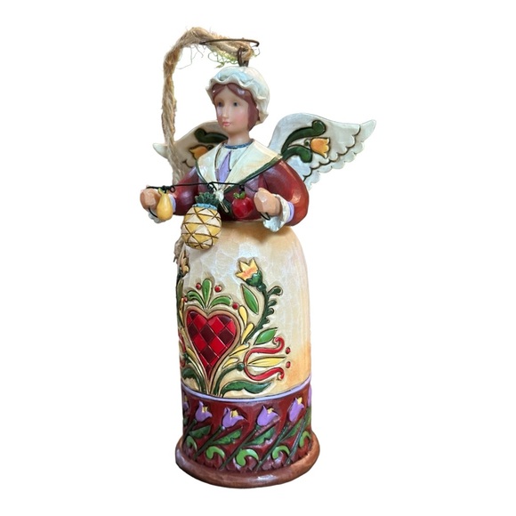 Jim Shore 2011 Williamsburg Warm Welcome Angel Figurine ~ 4021985 Retired - Picture 7 of 10